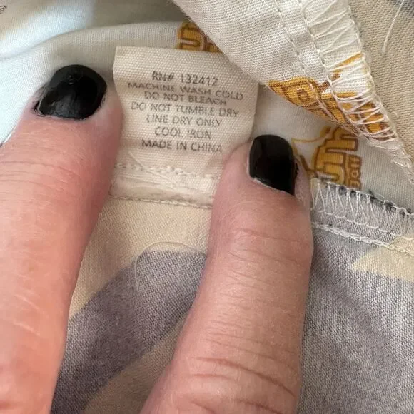 Loudmouth Shorts Mens 38 Black Yellow Flat Front Shorts Houndstooth Golf Sports - Picture 6 of 6